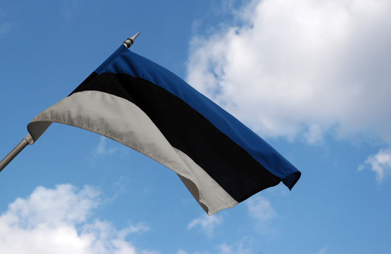 Den estniska flaggan