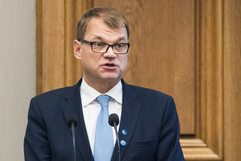 Finlands statsminister Juha Sipilä på Nordisk råds sesjon i København 2016.