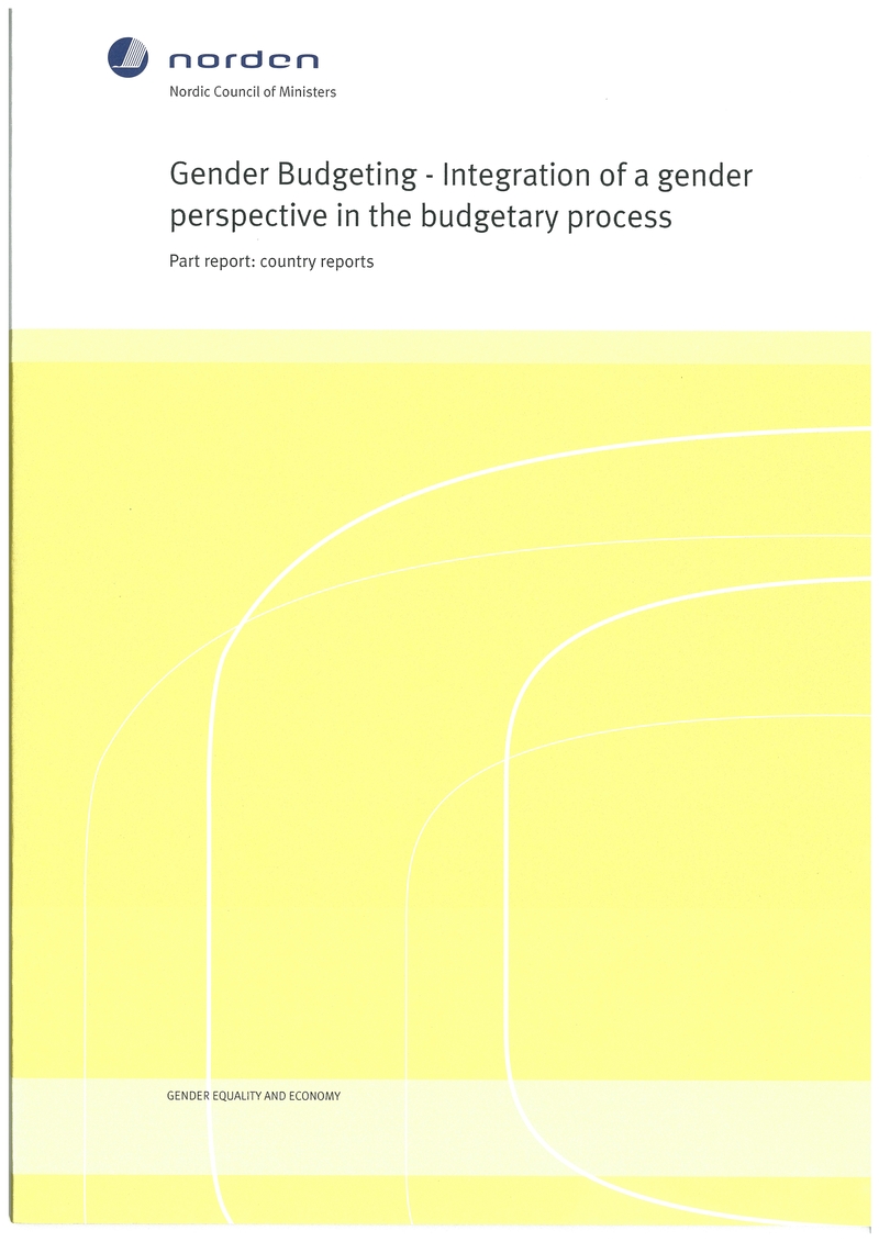 Gender Budgeting Integration Of A Gender Perspective In The Budgetary 