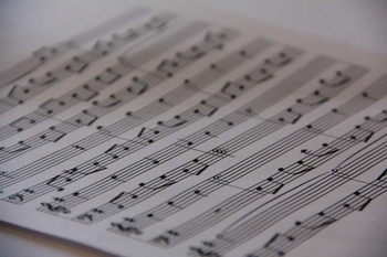 Music sheets notes