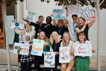 COP28 Youth Delegates and activists