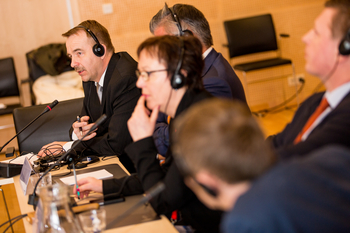 Media briefing before the Theme Session 