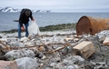 Trash on the beach